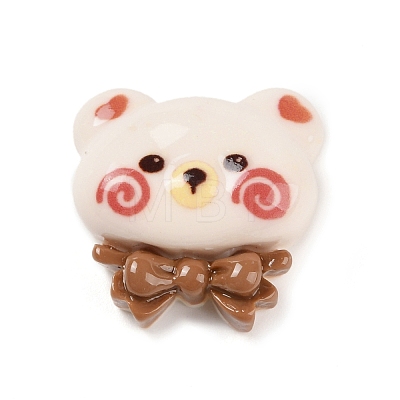 Bear Bread Opaque Resin Decoden Cabochons X-CRES-Q220-05A-1