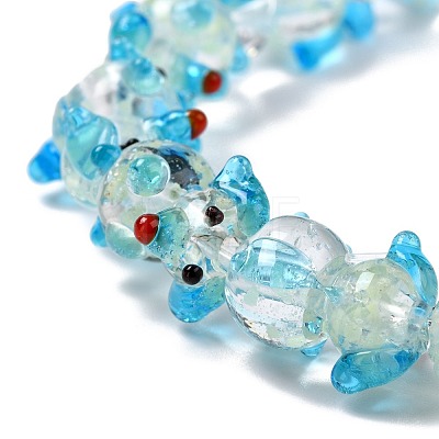 Handmade Lampwork Beads Strands LAMP-I022-06-1