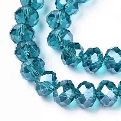 Electroplate Glass Beads Strands EGLA-A034-T2mm-A33-1