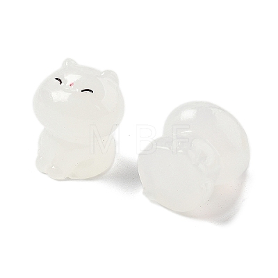 Luminous Resin Cute Little Cat Ornaments RESI-R459-01A-1