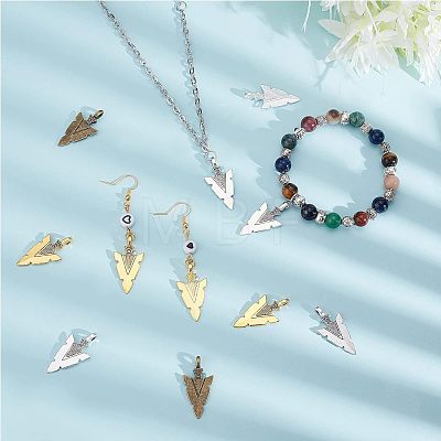 100Pcs 5 Colors Alloy Pendants FIND-CA0005-26-1