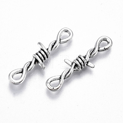 Tibetan Style Alloy Links/Connector X-TIBE-S323-097AS-RS-1
