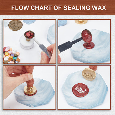 Wax Seal Stamp Set AJEW-WH0208-799-1