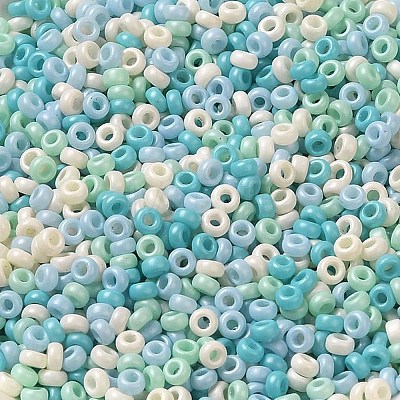 Baking Paint Glass Seed Beads SEED-P006-03A-17-1