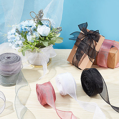 Polyester Ribbon LS-DIY-WH0325-44I-1