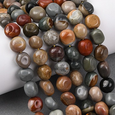 Natural Ocean Jasper Beads Strands G-G146-A12-01A-1