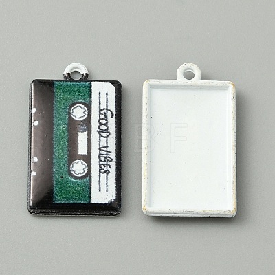 Baking Paint Alloy Pendants FIND-WH0152-228C-1