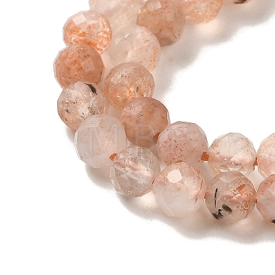 Natural Sunstone Beads Strands G-B074-B03-03-1