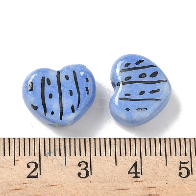 Handmade Porcelain Beads PORC-P031-03G-1