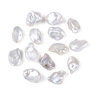 Natural Baroque Keshi Pearl Beads LS-PEAR-N020-S18-1