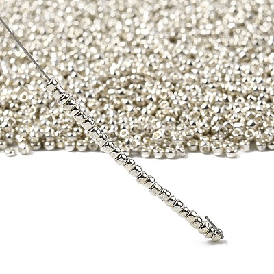 12/0 Electroplate Glass Seed Beads SEED-Q003-S-1