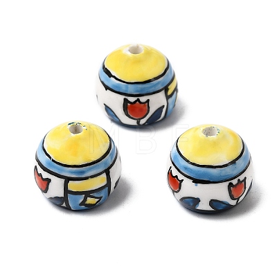 Handmade Porcelain Beads PORC-A034-05C-1