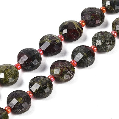 Natural Dragon Blood Beads Strands G-B094-A21-01-1