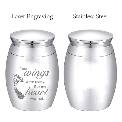 Alloy Cremation Urn Kit AJEW-CN0001-10S-1