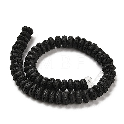 Natural Lava Rock Dyed Beads Strands G-L586-B01-02-1