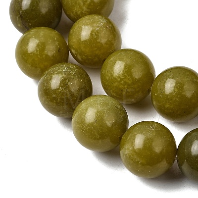 Natural Chinese Jade/Southern Jade Beads Strands X-G-F363-12mm-1