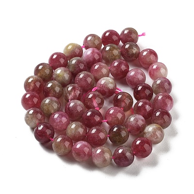 Natural Watermelon Tourmaline Bead Strands X-G-NH0006-A01-02-1