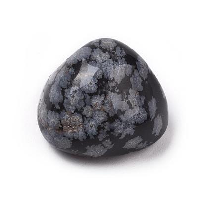 5Pcs Natural Snowflake Obsidian Beads G-FS0002-02-1
