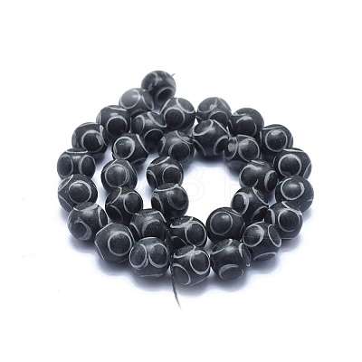 Natural Xiuyan Jade Beads Strands G-O179-B03-10mmF-1