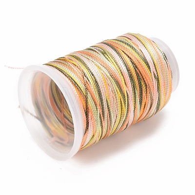 5 Rolls 12-Ply Segment Dyed Polyester Cords WCOR-P001-01B-05-1