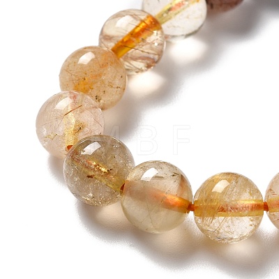 Natural Rutilated Quartz Beads Strands G-B029-B02-03-1