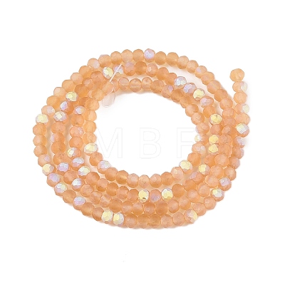 Transparent Glass Beads Strands EGLA-A044-T1mm-MB23-1