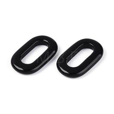 Natural Black Obsidian Pendants G-Q601-12H-1