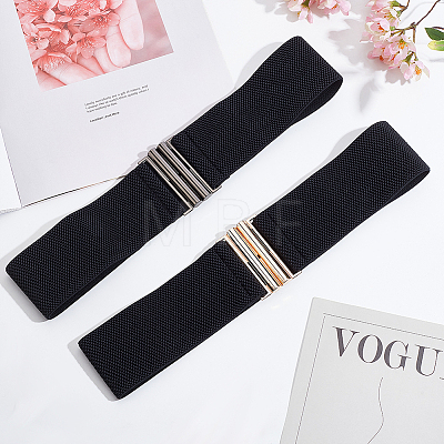 WADORN 2Pcs 2 Colors Polyester Elastic Corset Belts AJEW-WR0002-20B-1