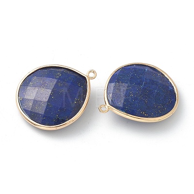 Natural Lapis Lazuli Pendants G-B009-07G-C-1