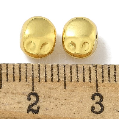 Brass Beads KK-P284-02G-01-1