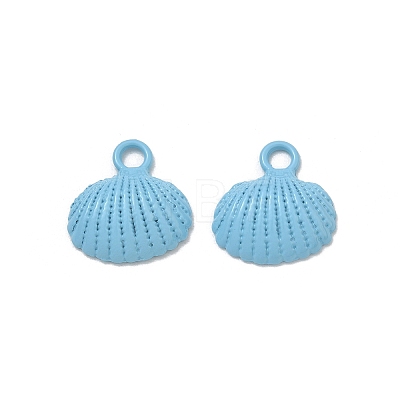 Spray Painted Alloy Pendants AL-CBA5D51-01C-1