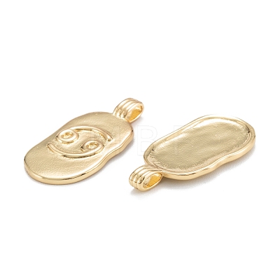 Brass Pendants KK-O140-20G-10-1