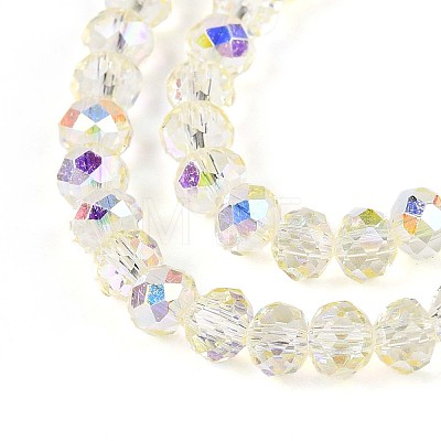 Transparent Glass Beads Strands EGLA-N016-6mm-05-1