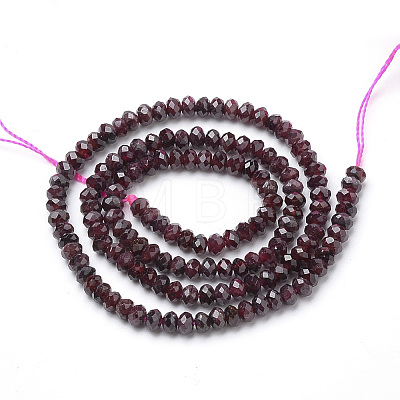 Natural Garnet Beads Strands G-R362-05-1