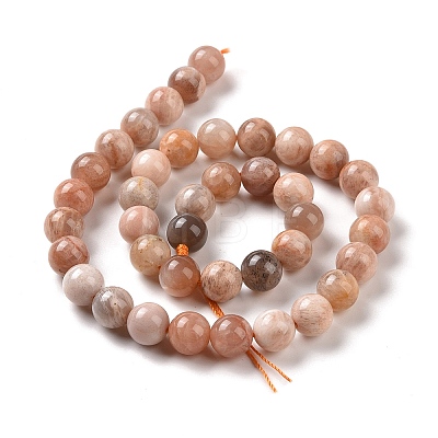 Round Natural Multi-Moonstone Beads Strands X1-G-I176-09-8mm-1