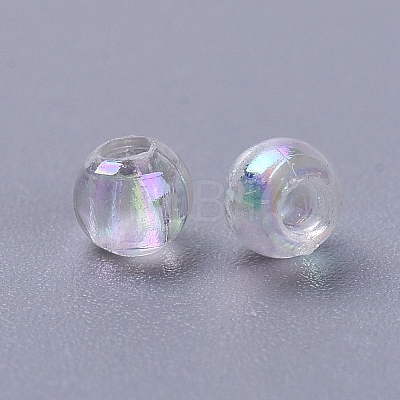 Eco-Friendly Transparent Acrylic Beads PL730-2-1
