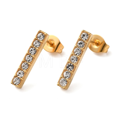 PVD Vacuum Plating 304 Stainless Steel Stud Earring EJEW-C099-08-1