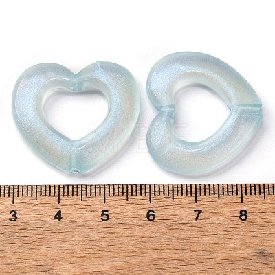 Luminous Transparent Acrylic Beads MACR-D024-19F-1