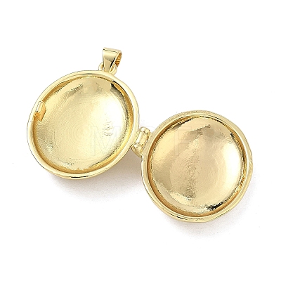 Brass Locket Pendants KK-A282-18G-1