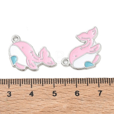 Alloy Enamel Pendants AL-CBA292F-01B-P-1