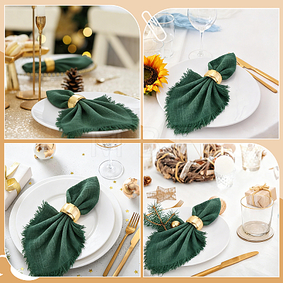 100Pcs Column Iron Napkin Rings AJEW-GO0004-82B-1