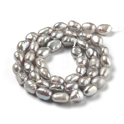 Natural Cultured Freshwater Pearl Beads Strands PEAR-L033-31C-01-1