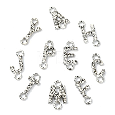 26Pcs 26 Styles Alloy Crystal Rhinestone Connector Charms FIND-CJZ0001-001P-1