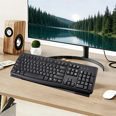 Acrylic Computer Keyboard Holder ODIS-WH20025-22B-01-1