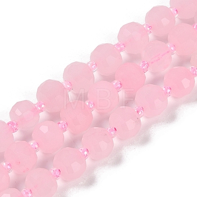 Natural Rose Quartz Beads Strands G-H057-A13-01-1