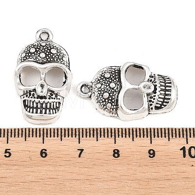 Halloween Tibetan Style Alloy Pendants FIND-B066-02AS-1