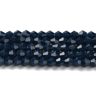 Opaque Solid Color Imitation Jade Glass Beads Strands LS-EGLA-A039-P4mm-D09-1