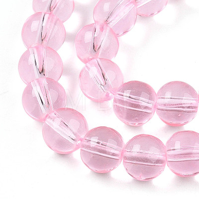 Baking Paint Transparent Glass Beads X1-DGLA-N006-8mm-01-1