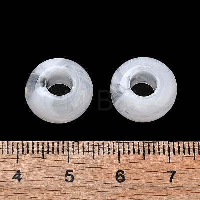 Two Tone Acrylic Beads OACR-S042-07A-1