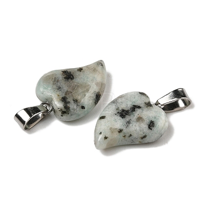 Natural Sesame Jasper Pendants G-B127-11P-11-1